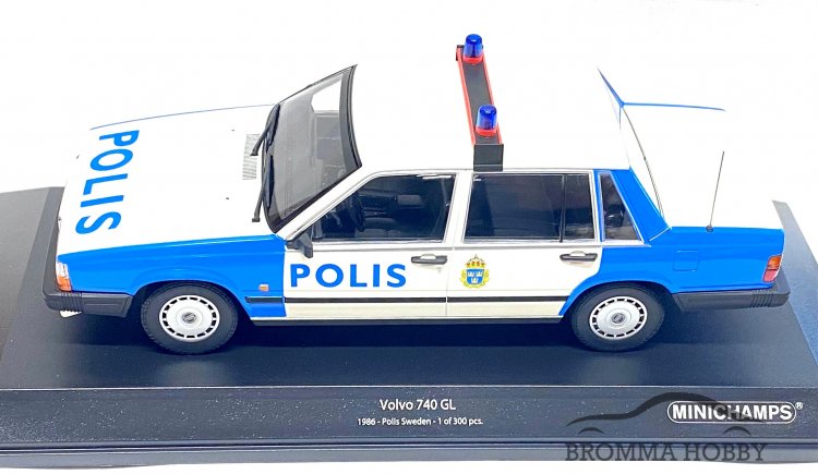 Volvo 740 GL (1986) - POLIS - Klicka på bilden för att stänga