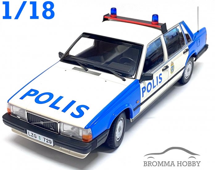 Volvo 740 GL (1986) - POLIS - Klicka på bilden för att stänga