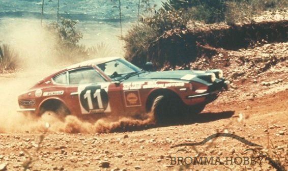 Datsun 240Z #11 - Safari Rally - Klicka på bilden för att stänga