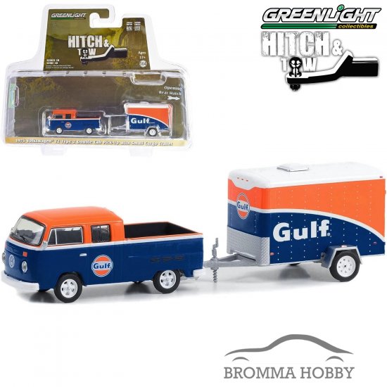 Volkswagen T2 Pickup (1975) with Trailer - GULF - Click Image to Close
