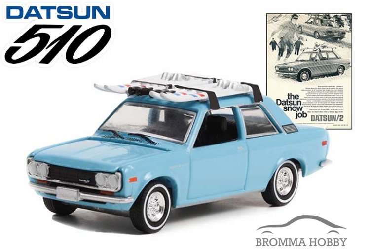Datsun 510 (1970) - w. Ski Roof Rack - Click Image to Close