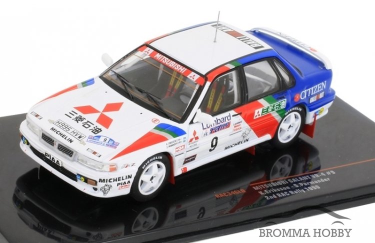 IXO 1/43 – Mitsubishi Galant VR-4 #9 – Rallye Lombard 1990 – Eriksson – RAC346LQ