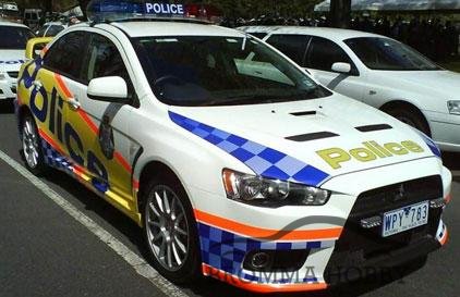 Mitsubishi Lancer - Victoria Police - Klicka på bilden för att stänga